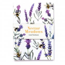 Puckator Nectar Meadows Recycled Paper Notebook Notesbog
