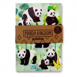 Puckator Panda Kingdom Recycled Paper Notebook Notesbog