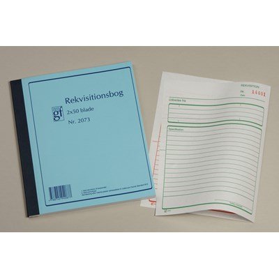 Rekvisitionsblok Kopi 2073