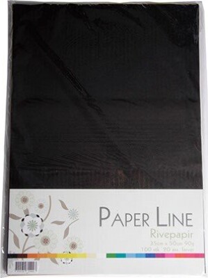 Rivepapir Farver 100 Stk Paper Line