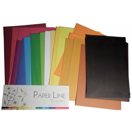 Rivepapir 35x50cm 90g 100stk Ass Farver