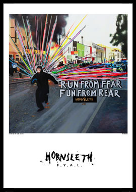 Run From Fear Hornsleth 230g Fine Art Papir 50x70