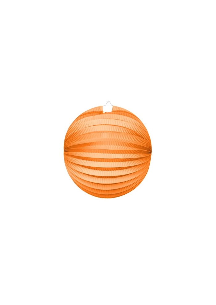 Rund Papir Lanterne Orange