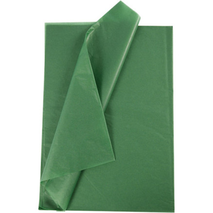 Silkepapir Ark 50x70 Grøn 25ark