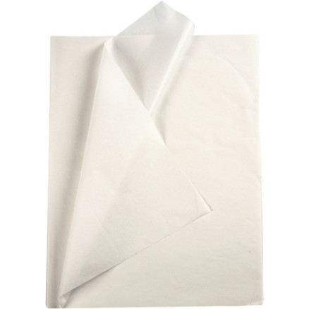 Silkepapir Ark 50x70 Hvid 25ark