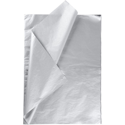 Silkepapir Ark 50x70 Sølv 25ark