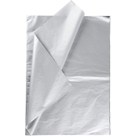 Silkepapir Ark 50x70 Sølv 6ark