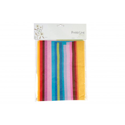 Silkepapir Ass Farver 50x60cm Ark