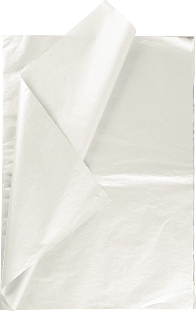 Silkepapir 50x70 Perlemor Ark