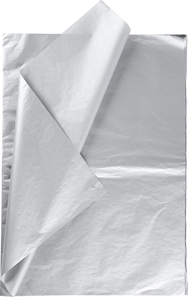 Silkepapir 50x70 Sølv Ark