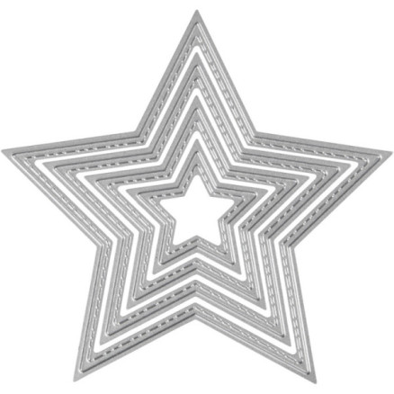 Skære Prægeskabelon Stjerner Diam Stk