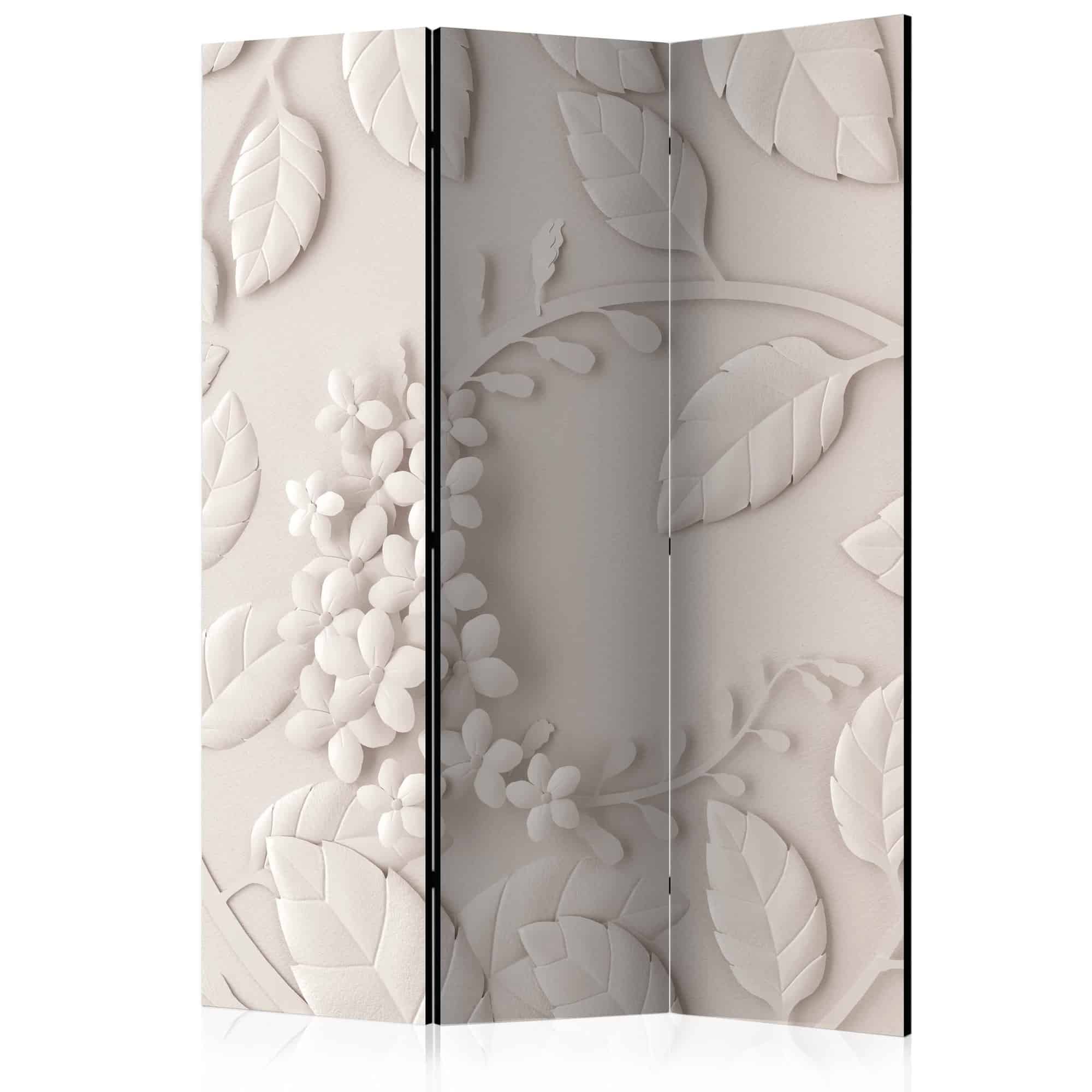 Skærmvæg Paper Flowers Cream