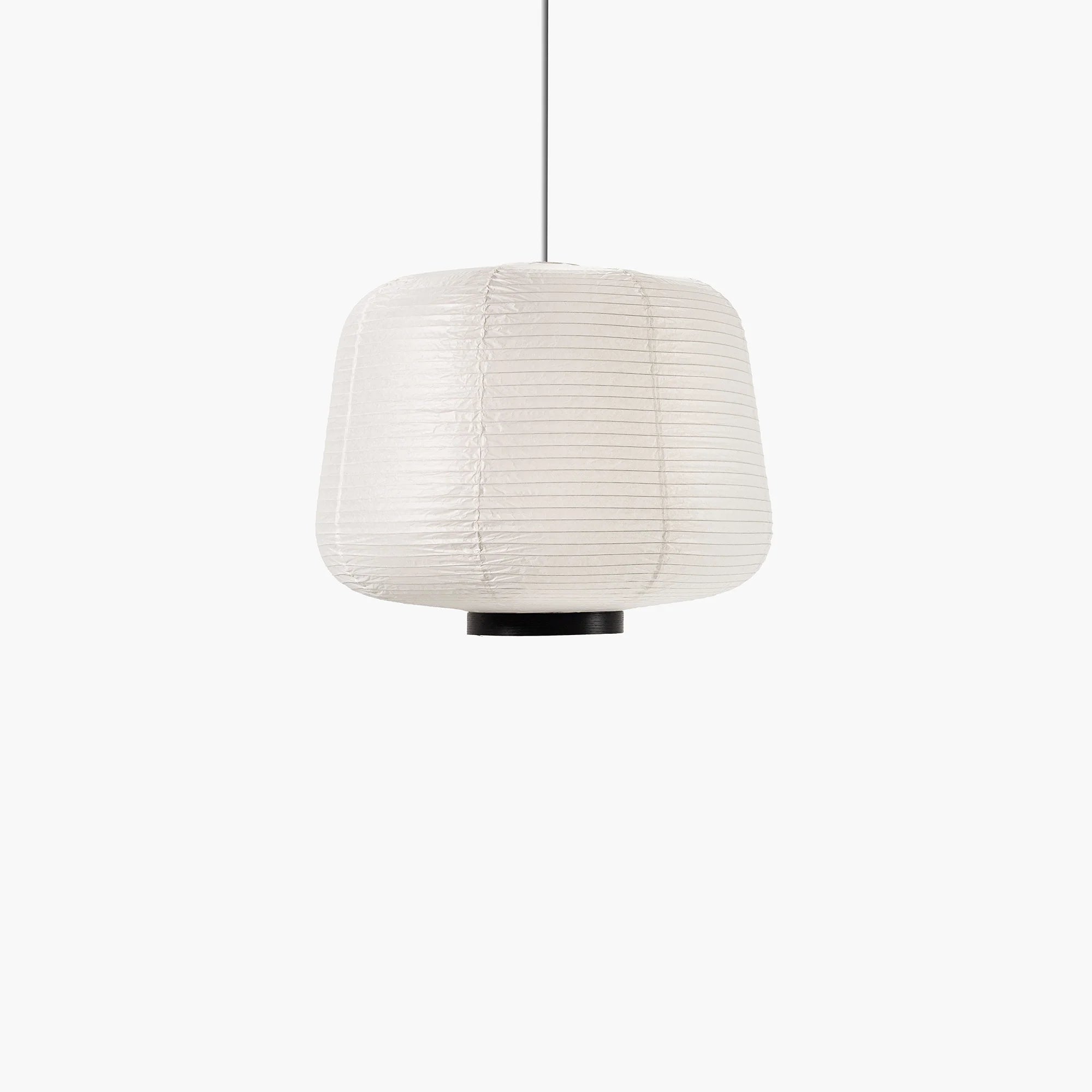 Soft Paper Lantern Pendel Terence Woodgate Sort Bejdset Egetræ