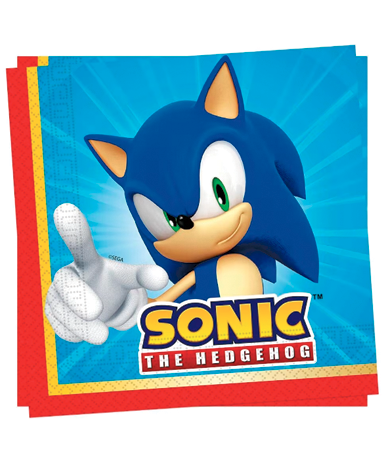 Sonic Servietter Stk