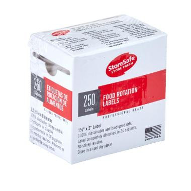 Sporbarhedsetiket 32x50 250 Stk Vandopløselig Hvid Papir
