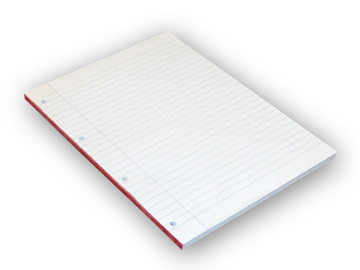 Standardblok Linieret Stk