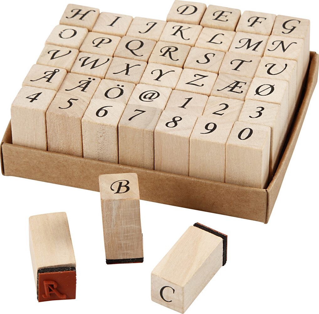 Stempelsæt Str 13x13 Assorterede
