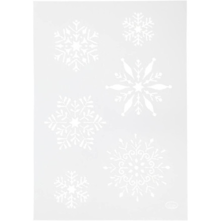 Stencil Snefnug Ark 210x297 Stk