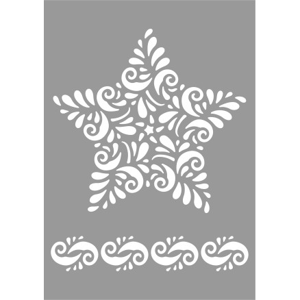 Stencils Skabelon Stjerne