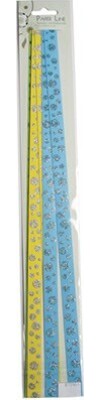 Strimler Selvklæbende Grøn Gul Blå 15x420mm 6stk Syrefri