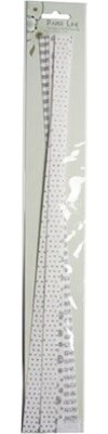 Strimler Selvklæbende Sølv Motiver 15x420mm 6stk Syrefri