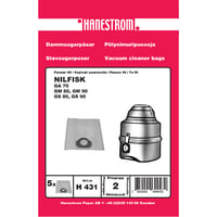 Stvsugerposer Til Nilfisk Gm80 Gm90 Gs80 Gs90 Hanestrom Paper