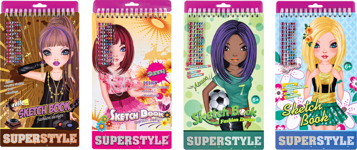 Superstyle Sketchbook Centrum Assorteret