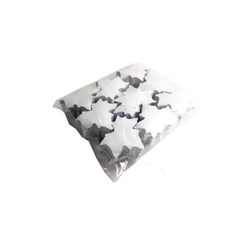 Tcm Papir Konfetti Ahornblade 100x100 Hvid