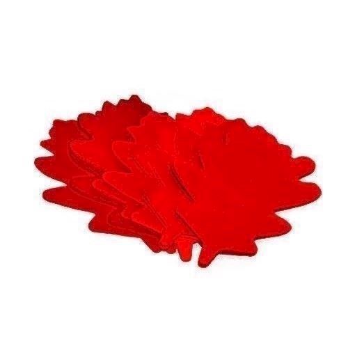 Tcm Papir Konfetti Egetræsblade 120x120 Rød