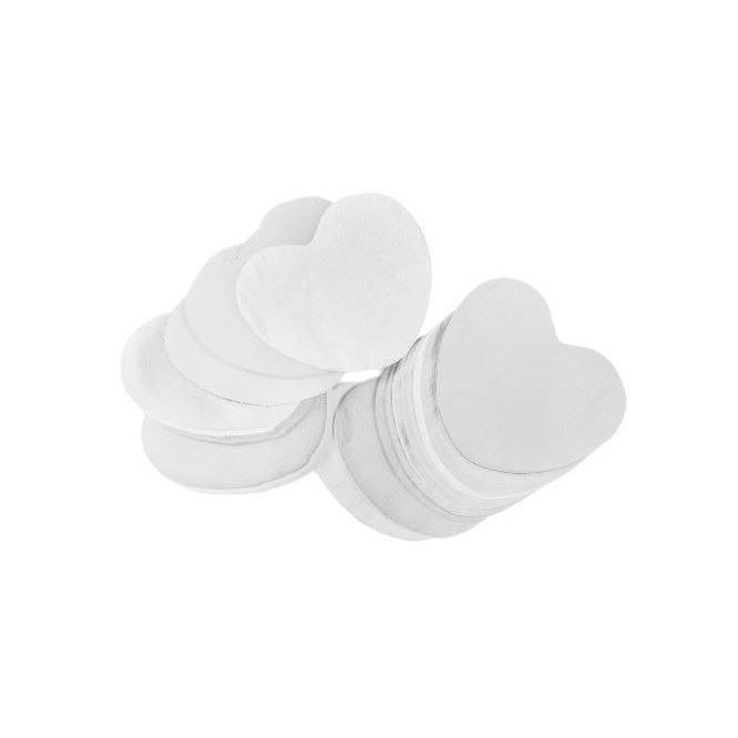 Tcm Papir Konfetti Hjerter 55x55 Hvid