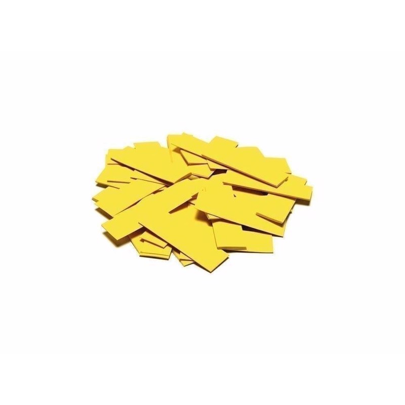 Tcm Papir Konfetti Rektangulær 55x18 Gul
