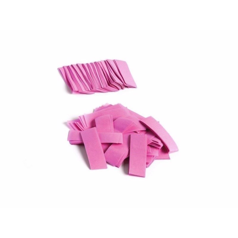 Tcm Papir Konfetti Rektangulær 55x18 Lyserød