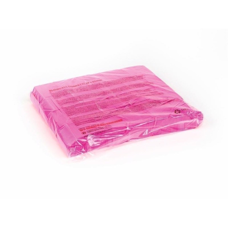 Tcm Papir Konfetti Rektangulær 55x18 Neon Pink Aktiv