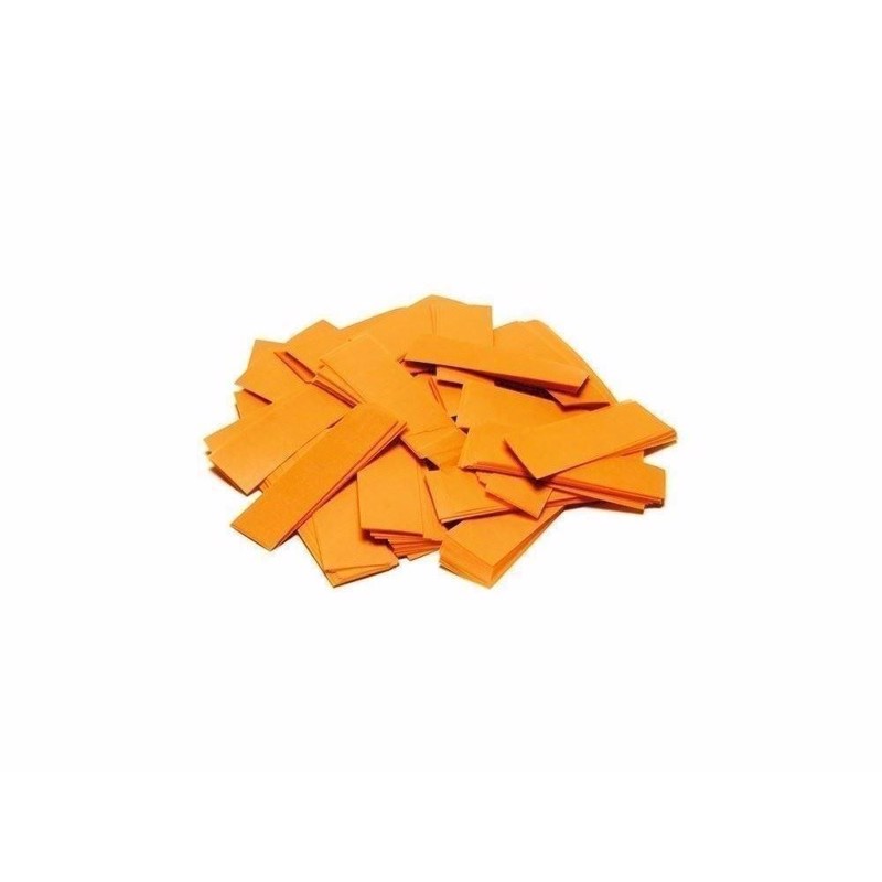 Tcm Papir Konfetti Rektangulær 55x18 Orange