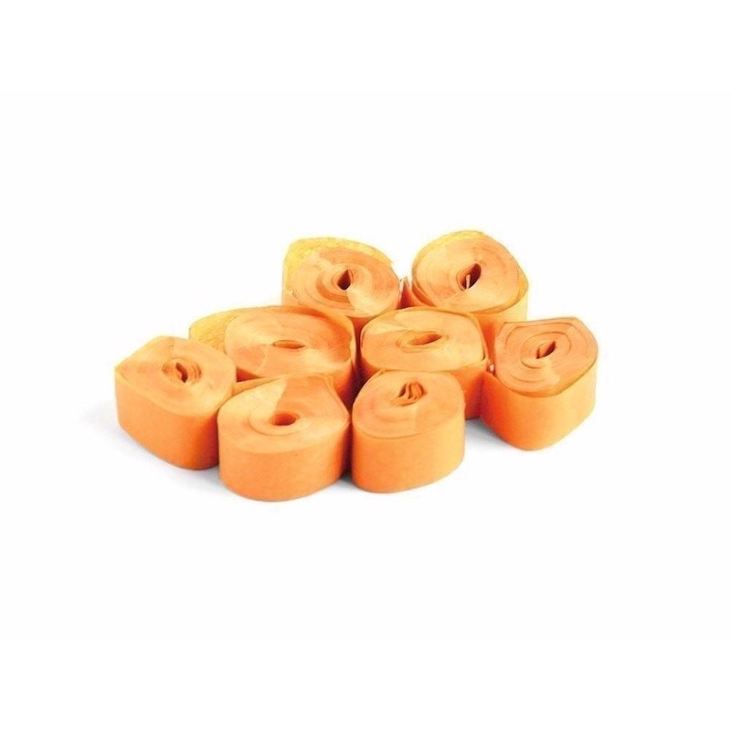 Tcm Papir Streamers Meter Orange 100 Stk