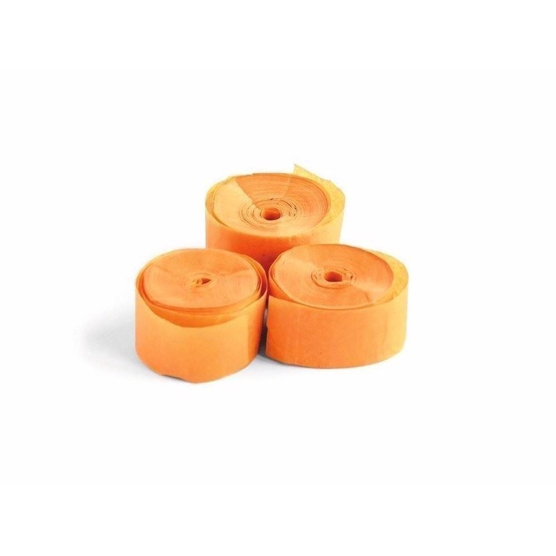 Tcm Papir Streamers Meter Orange Stk