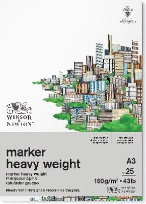 Tegneblok Marker Heavy Weight Ark Winsor   Newton