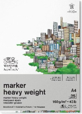 Tegneblok Marker Heavy Weight Sider Winsor   Newton
