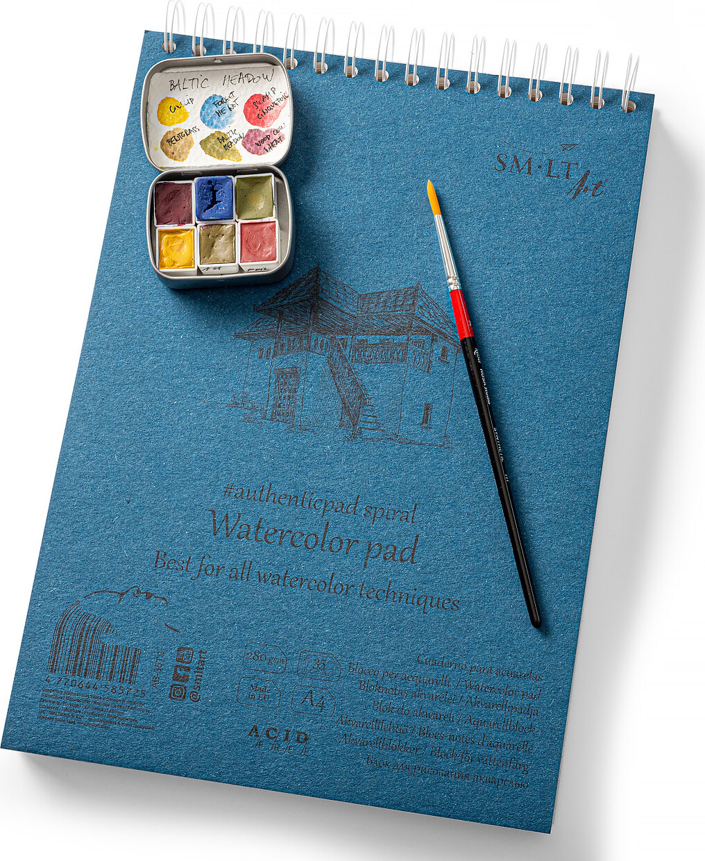 Tegneblok Watercolor Papir 280
