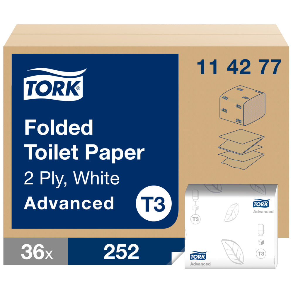 Tork Advanced Ply Folded Toilet Paper 114277