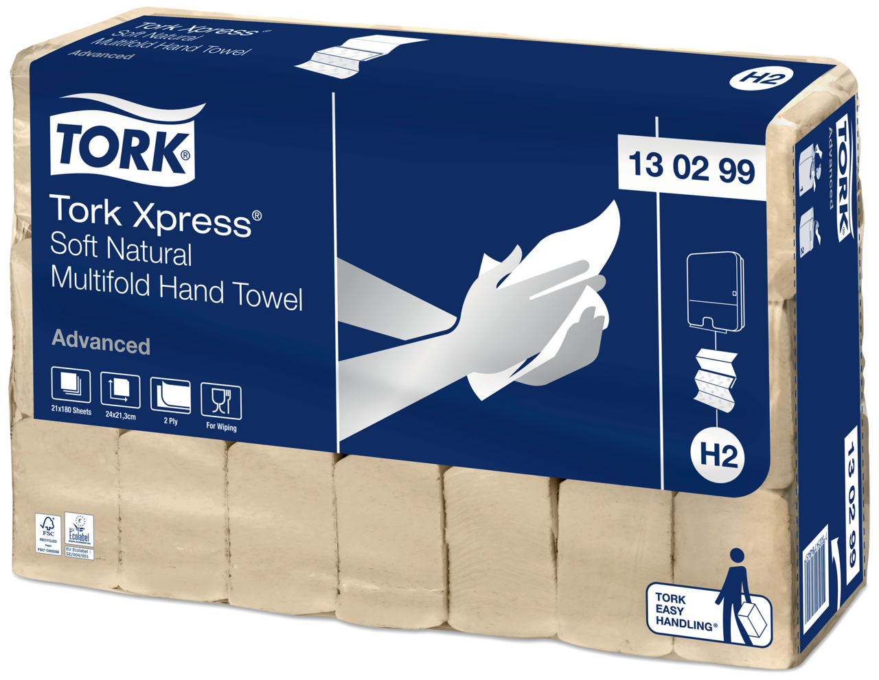 Tork Soft Håndklædeark