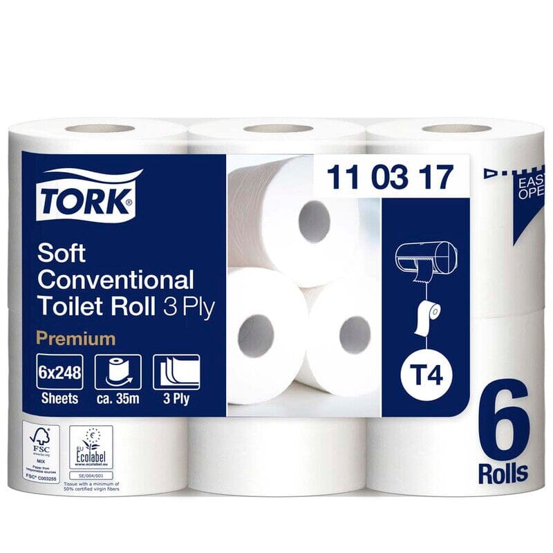 Tork Soft Toiletpapir Lags  110317 Ruller