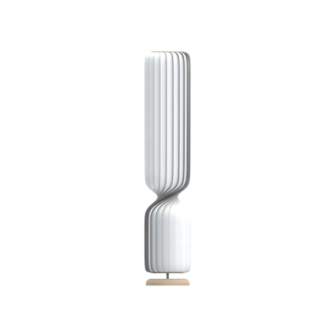 Tr41 Gulvlampe Hvid Polykarbonat : 127 Papir   Plast Tom Rossau