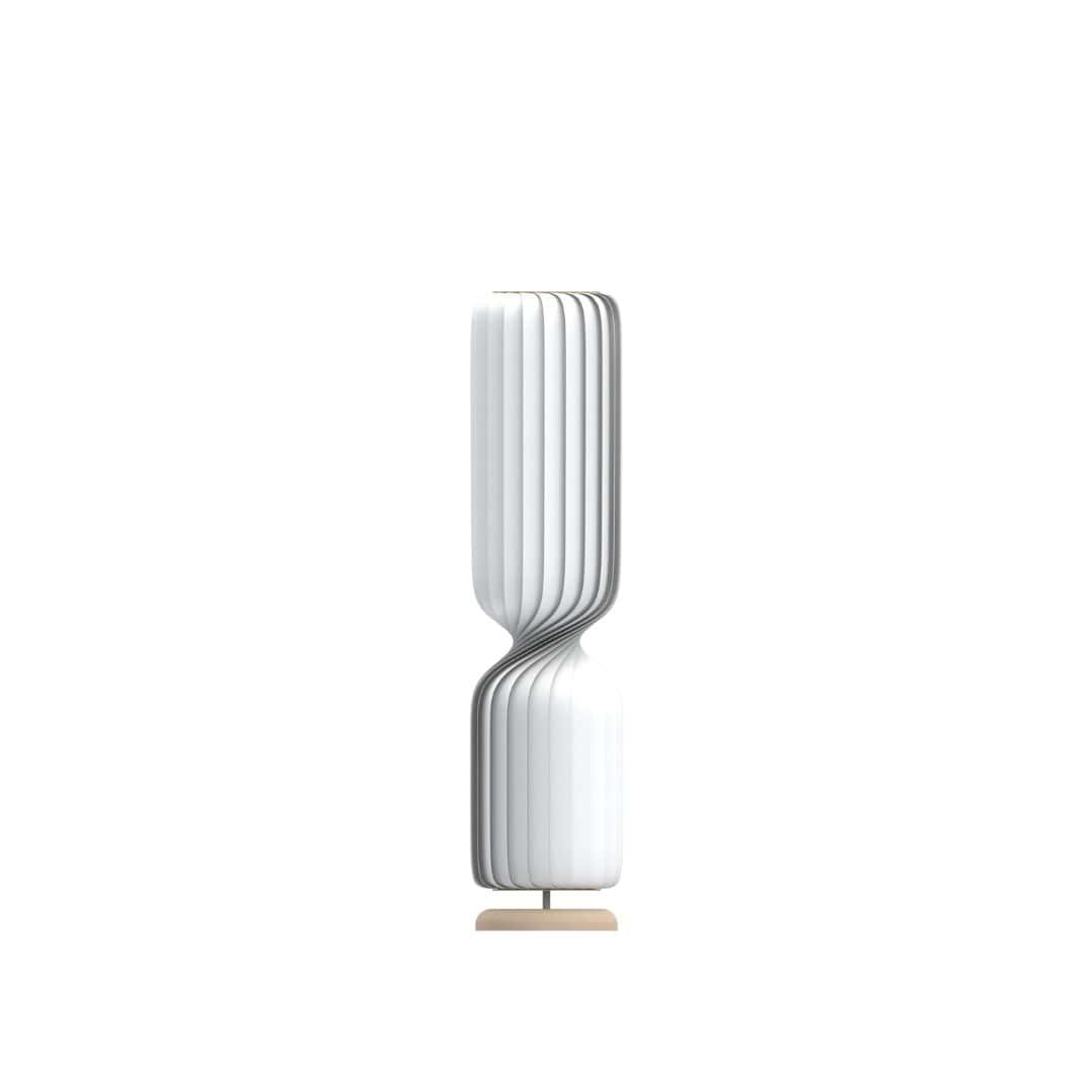 Tr41 Gulvlampe Hvid Polykarbonat : 107 Papir   Plast Tom Rossau