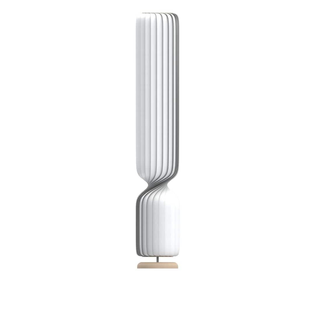 Tr41 Gulvlampe Hvid Polykarbonat : 157 Papir   Plast Tom Rossau