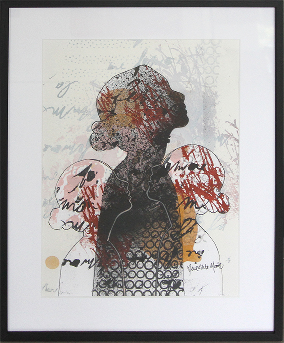 Uden Titel Kunst Papir Benedikte Marie  Dragende Malerier Benedikte Marie  Køb Her