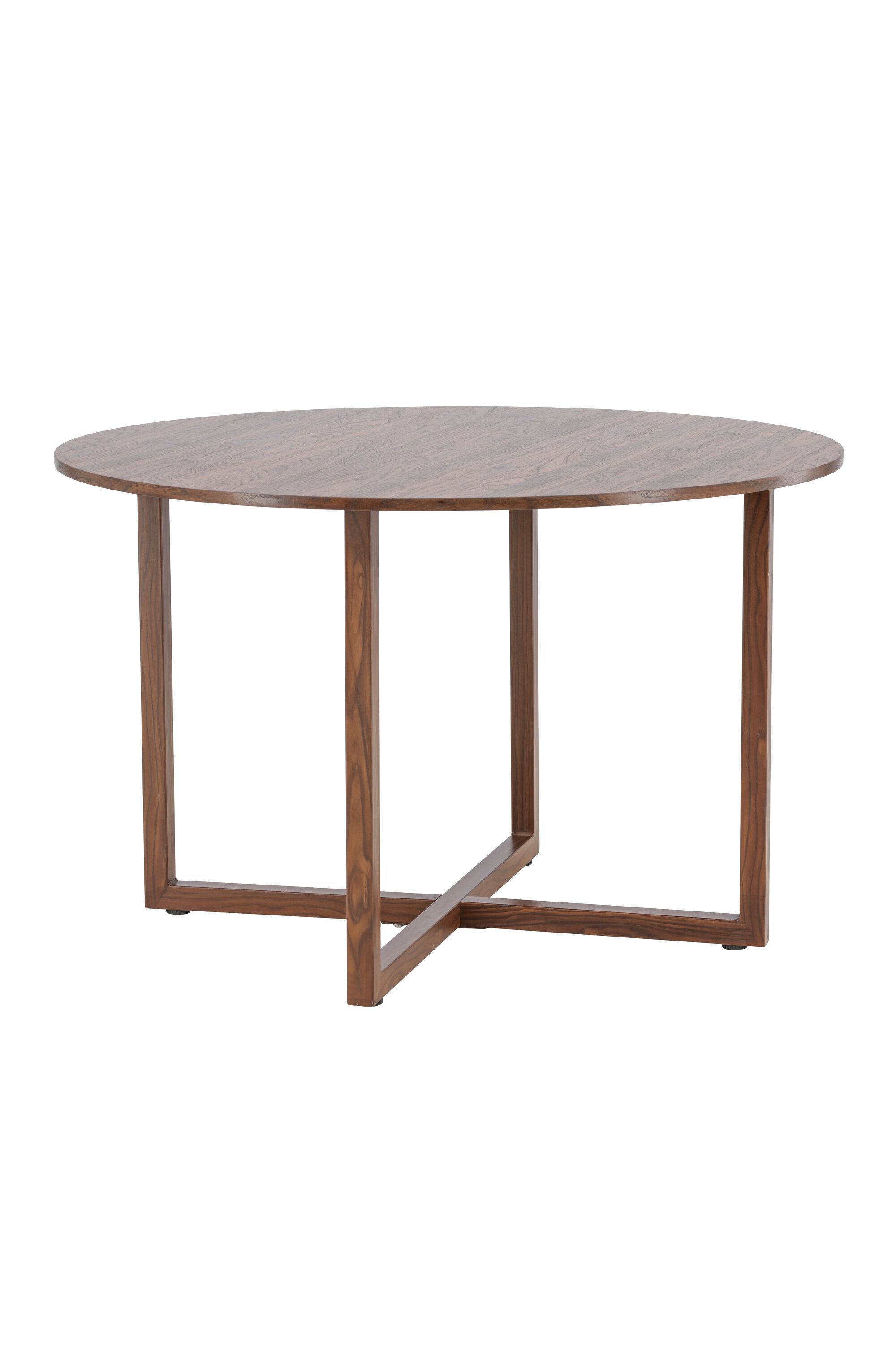Venture Design Durango Spisebord Rund Mdf Stål Med Valnød Papir 120x75