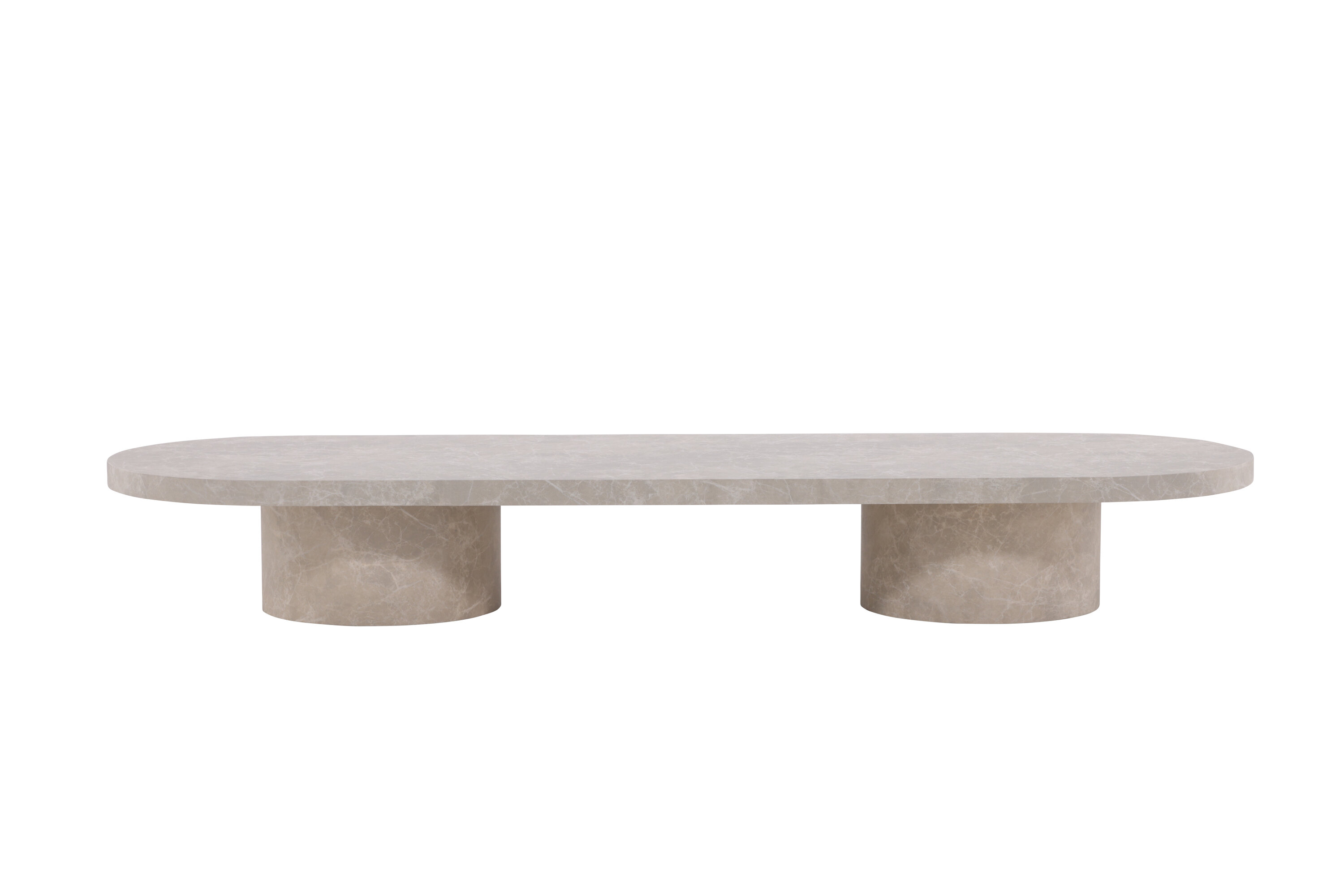 Venture Design Narvik Sofabord Rektangulær Beige Papir Mdf 190x60