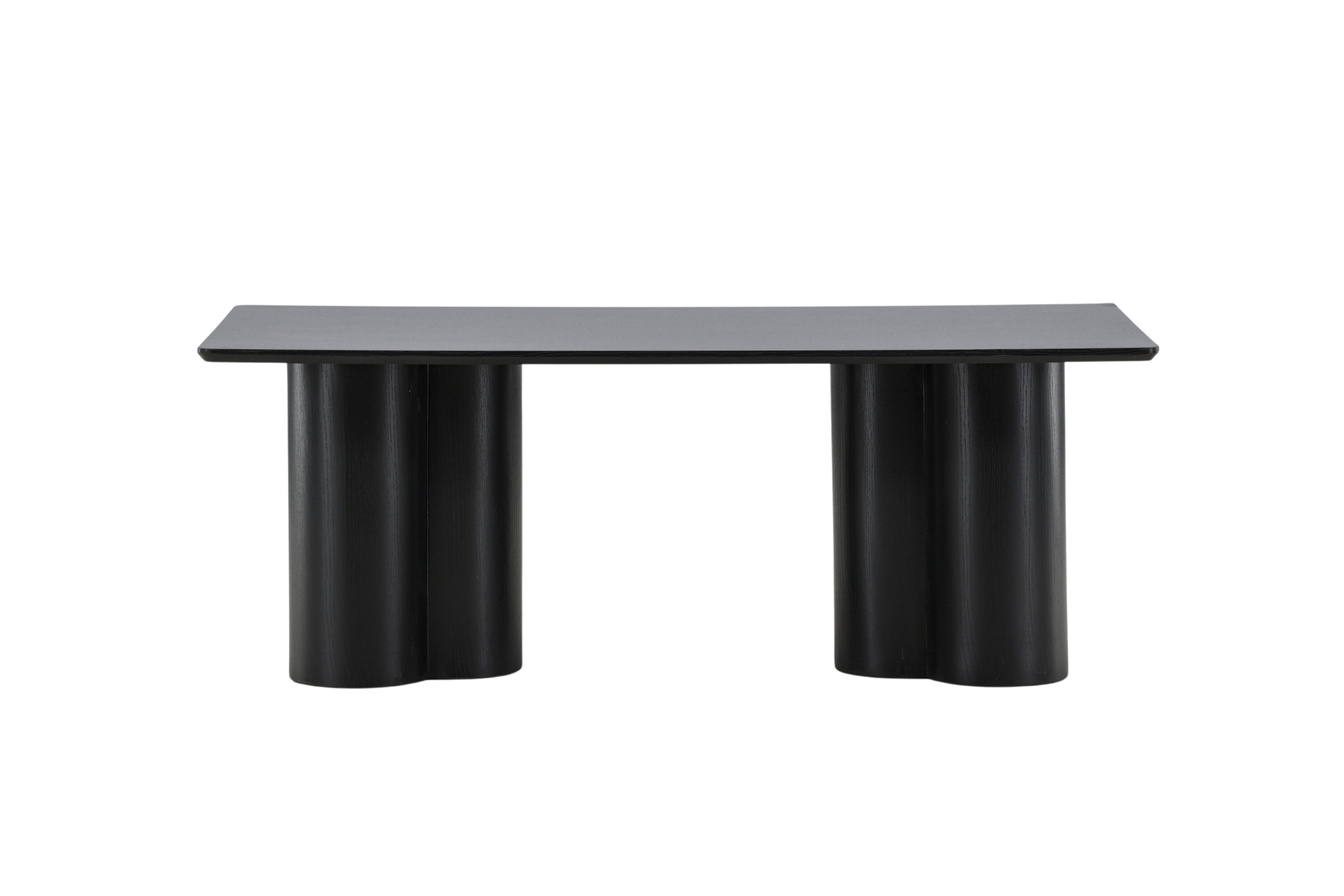 Venture Design Olivia Sofabord Rektangulær Sort Papir Mdf 60x120