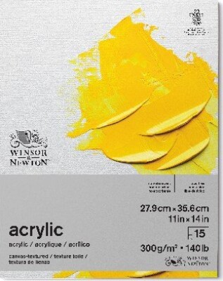 Winsor   Newton Akrylpapir 27x35 Ark